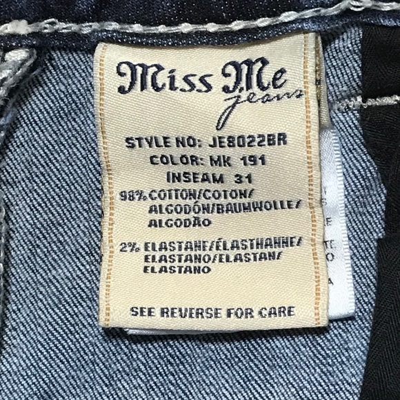 SOLD    Miss Me Bootcut Jeans 29 JE8022BR - Picture 12 of 12